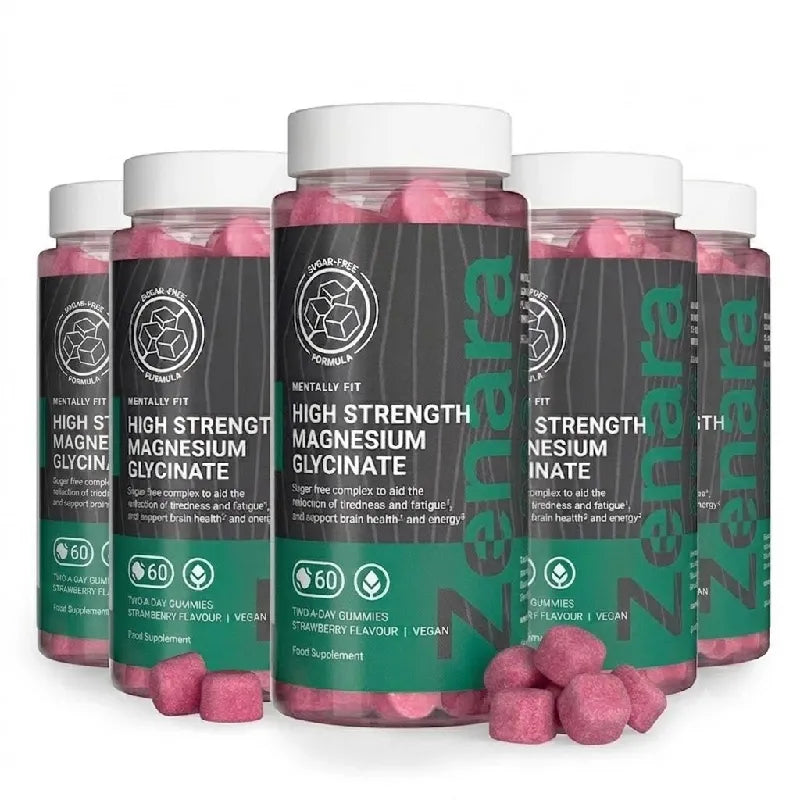 High Strength Magnesium Glycinate Gummies for Calm, Sleep & Muscle